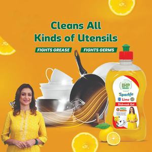 Juego al por Mayor de 4 Botellas de 250 ml Cada Una de Gel Lavavajillas Ecológico a Base de Plantas y Biodegradable para Marcas Minoristas Sostenibles - Product Image 5