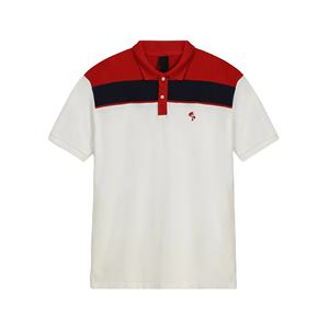 Polo de algodón de verano personalizado para hombre al por mayor, camisa polo de manga corta de gran tamaño con diseño de bloque de color, estilo deportivo de piqué - Product Image 1