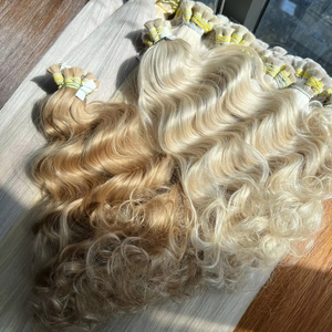 Cabello ondulado de Vietnam para extensiones de cabello, precio al por mayor, paquete de 100 gr, longitud de 60 cm - Product Image 1