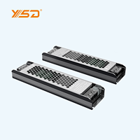 200W Aluminium Unique LED Driver AC-DC Triac Dimmable 0-10V/1-10V Garantie 5 Ans Éclairage IP20 Commutateur Étanche 24V/12V 12VDC