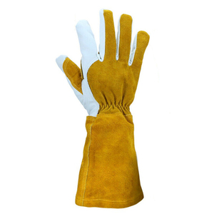 Gants de travail résistants à la chaleur pour la soudure TIG/MIG, gants de soudeur en cuir de vachette de qualité supérieure - Product Image 4