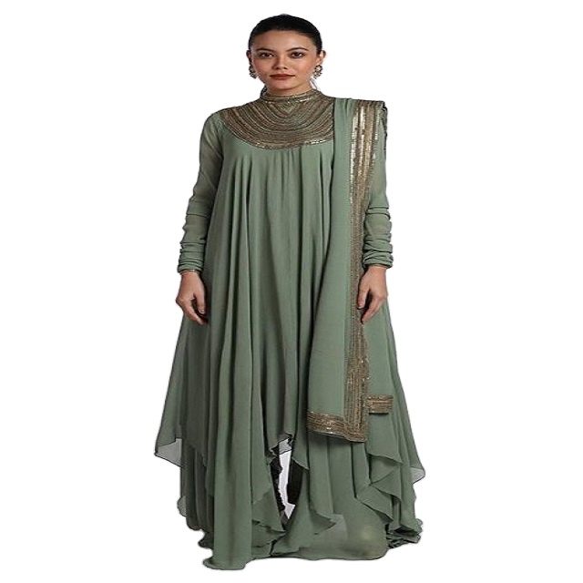 Anarkali-trajes de diseñador, ropa india y paquistaní, tres piezas, productos indios, ropa de mujer, vestidos indios