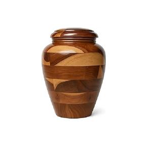 Urna de cremación de madera, urna de madera para cenizas, urna de madera hecha a mano, urna funeraria de madera, urna conmemorativa de madera - Product Image 1