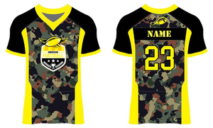 Uniforme de Fútbol Americano Sublimado Transpirable al por Mayor, Conjunto de Spandex/Poliéster, Nombres de Equipos Personalizados, Ropa Deportiva para Equipos - Product Image 2