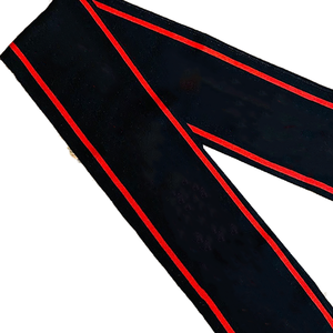 Ensemble écharpe longue et bonnet Delta Sigma Theta, réversible, coupe-vent, en polaire, équipement d'hiver unisexe, acrylique - Product Image 4