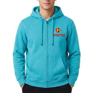 Oversized Streetwear Hoodie For Men's Heavyweight Fleece Premium Basics Cotton Blended Zip-Up Hoodie For Men's - Product Image 1