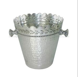 Seau à glace en métal pour bière, refroidisseur à vin en aluminium, refroidisseur à vin en métal fait main, personnalisable en gros - Product Image 2