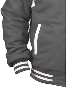Veste universitaire Stonefield Manufacturing - 100% laine, à capuche, imperméable, réversible, chauffante, épaisse, streetwear, vêtements d'extérieur pour l'hiver - Product Image 6