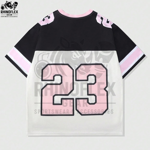 Nouvelle conception : Créez votre propre ensemble streetwear ample et court pour adulte, en jersey, couleur et taille personnalisables, respirant et à séchage rapide - Product Image 2