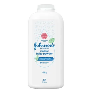 Poudre pour bébé Johnson's Baby Care, douce, sans talc, à base d'amidon de maïs, pour peaux sensibles, 400g x 12 - Product Image 1