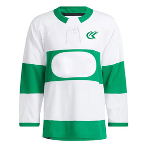 Jersey de Hockey sobre Hielo de Color Sólido, Manga Corta, Personalizable, 100% Poliéster, Precio al por Mayor, Alta Calidad, Nueva Llegada - Product Image 1