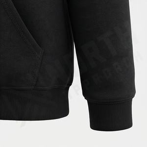 Sweat à capuche uni personnalisé pour homme, en polaire écologique, épais, qualité supérieure, vente en gros pour le streetwear en ligne - Product Image 6