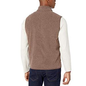Gilet en polaire classique à manches régulières pour unisexe avec fermeture éclair intégrale et 100% polaire, nouvel article - Product Image 4