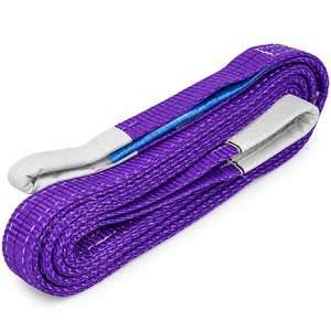 Provina Vietnam Fabricante, Eslinga de Cinta de Poliéster 100% de 2 Capas con Ojales, Factor de Seguridad 4:1-8:1, para Elevación y Tracción de Carga Pesada, 8 - Product Image 4