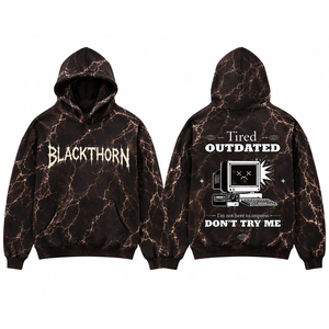 Sudaderas con capucha personalizadas estilo tie-dye, sudaderas oversize con efecto lavado ácido, sudaderas con estampado en relieve desgastado, sudaderas con efecto lavado ácido descolorido por el sol. - Product Image 5