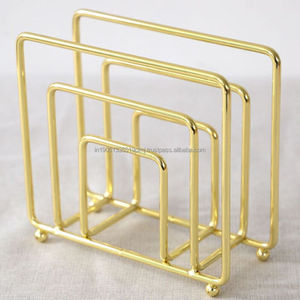 Elegant Polished Gold Metal Napkin Holder Ring American Style the CRAFT ASCENT Brand for <b>Weddings</b> Hotels Tabletop Decor India - Product Image 1