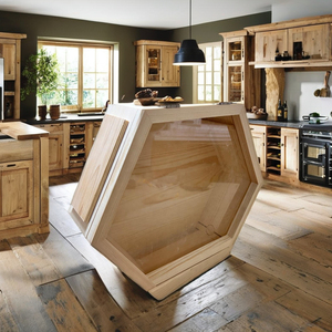 ชุดรังผึ้งไม้ขัดเงาศิลปะพื้นบ้านเฉาเซียน หัวเซิน ของตกแต่งบ้าน ทำจากไม้ชิมา ซูเปอร์บา - Product Image 3