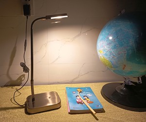Lumetal Dimmable LED Table Lamp Aluminum Desk <b>Light</b> 8W 3000K Warm White Office Study Lamp UK <b>Plug</b> - Product Image 2