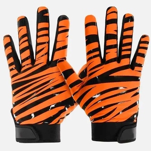 Tiger Stripe Full Finger PU Material Outdoor Sports <b>Gloves</b> Non Slip Hook and Loop Closure Unisex All Seasons Use - Product Image 6