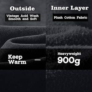 Sudaderas con capucha unisex extragrandes con estampado lavado al ácido, sudaderas de moda para hombre y mujer, estilo preppy para la universidad, el gimnasio y los deportes. - Product Image 6