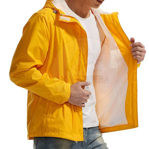 Veste coupe-vent légère avec capuche et fermeture éclair, idéale pour les sports de plein air, la course à pied, le cyclisme et les randonnées, veste d'hiver - Product Image 2