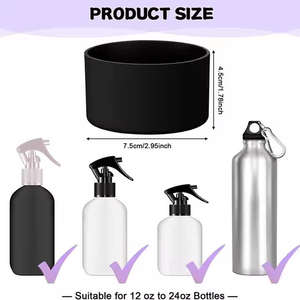 Manchon de protection en silicone antidérapant durable, souple, pour Hydro Flask et les bouteilles d'eau en verre - Product Image 3