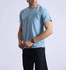 เสื้อยืดผู้ชายสไตล์วินเทจ ล้างสีแบบแอซิด ผ้าทอเนื้อหนัก 100% คอตตอน ทรงหลวม พิมพ์ลาย สไตล์ไฮสตรีท เป็นมิตรต่อสิ่งแวดล้อม - Product Image 2
