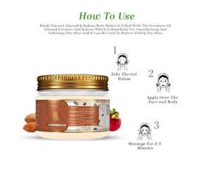 Manteca Corporal de Almendras y Kokum KHADI NATURAL, 100 g - Product Image 4
