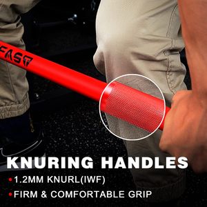 Barra de Pesas Olímpica de Cromo Sólido de 7.2 Pies y 2 Pulgadas para Discos Olímpicos, Barra de Curl de 5 Pies para Entrenamiento Físico, Barra de Levantamiento de Pesas para Gimnasio en Casa - Product Image 3