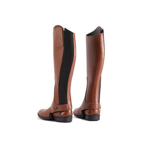 Leather Riding Boots with Zipper Closure and Adjustable Strap for <b>Equestrian</b> Use - Product Image 4