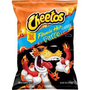 Venta al por mayor de fábrica: Cheetos Flamin' Hot Puffs, bolsa de 8 oz, sabor queso, snacks para suministro a granel al mejor precio del mercado - Product Image 1