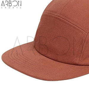 Service OEM/ODM, casquettes de baseball 5 panneaux personnalisées avec logo, en coton et polyester de qualité supérieure, casquettes snapback unies pour la vente en gros - Product Image 6