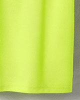Lime Green Eco-Friendly Quick Dry Compressed Breathable Short Sleeve Kids Polo Shirt Solid Color Pique Knit Polyester/Cotton