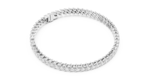 9Kt White <b>Gold</b> Marquise Diamond Bracelet 56 Stones 8.4Ct Elegant Luxury Designer Statement Fine Jewelry for Bridal Party Wear - Product Image 4