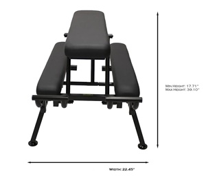 Banc de bondage en métal, mobilier de salle BDSM - Product Image 1