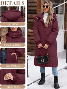 Women's Lightweight Knitted Solid <b>Packable</b> Hooded Winter Quilted Puffer <b>Jacket</b> Detachable Sleeves Hat Zipper Closure Water - Product Image 3