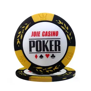 Hot Selling Casino Quality Clay Chips 14g Customizable Poker Chips For Entertainment