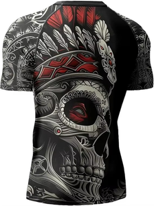 เสื้อรัดกล้ามเนื้อแขนยาว Rush Guard Jiu Jitsu MMA BJJ แบบสั่งทำพิเศษ พร้อมโลโก้สั่งทำ ขายส่ง ผลิตจากผ้าสแปนเด็กซ์ สำหรับผู้ชาย แห้งเร็ว - Product Image 3