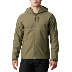 Veste de travail pour homme Econex Sports, imperméable, coupe-vent, à capuche, motif rayé, toile polyester, fermeture éclair, col montant - Product Image 1