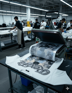 Camisetas de Hombre Oversize de Algodón 100% Pesado con Estampado Gráfico DTG y Serigrafía, Estilo Boxy Cropped, de la Marca Rexfit Sports - Product Image 5