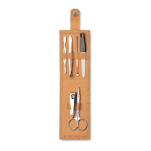 Custodia in sughero Set Manicure e Pedicure - Product Image 1