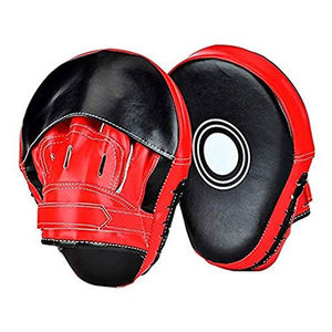 Comfortable Breathable Eco-Friendly Boxing/Kickboxing Training All Seasons Custom Logo Design Leather Laced <b>Focus</b> <b>Pads</b> - Product Image 4