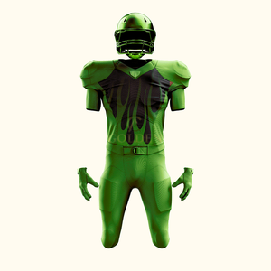 Maillots de football américain style entraînement, design original du fournisseur, nom de l'équipe, 100 % polyester, séchage rapide, respirant, adulte, OEM - Product Image 2