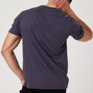 Camiseta de Alta Calidad, 250 g/m², 100% Algodón, Lavado Ácido, Estilo Vintage, Efecto Desgastado por el Sol, Manga Corta, para Hombre - Product Image 5