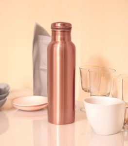 Antique Engraved Pure <b>Copper</b> Water <b>Bottle</b> Premium Ayurvedic <b>Drinking</b> <b>Bottle</b> handmade <b>copper</b> <b>bottles</b> for wellness - Product Image 2