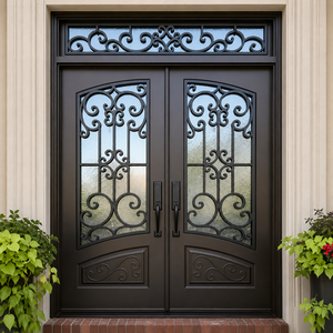 Puertas de Entrada Exteriores de Hierro Forjado de Lujo: Diseños Hechos a Mano Personalizados con Durabilidad Duradera y Seguridad Confiable - Product Image 3