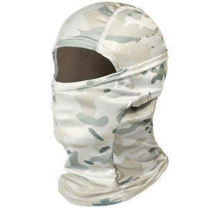 Masque Balaclava en coton intégral, extensible et respirant, pour les sports, la moto, le ski, le snowboard et les activités de plein air - Product Image 1