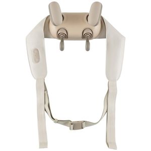 Massaggiatore per Collo e Spalle 4D con Impastamento Profondo, 2 Modalità, 2 Livelli di Calore (104-113°F), Cinghie in Pelle per Uso a Mani Libere, per Casa/Ufficio - Product Image 1