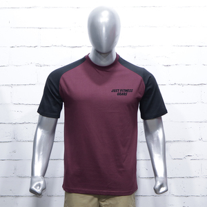 เสื้อยืดแขนราแกลนผ้าฝ้ายคุณภาพสูงสำหรับผู้ชาย รับทำแบรนด์ตามสั่ง - Product Image 1