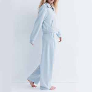 Chándales de Mujer de Alta Calidad con Logotipo Personalizado, Chándal Deportivo con Hombros Caídos para Mujer / Chándal de Mujer a Precio Económico 2026 - Product Image 5